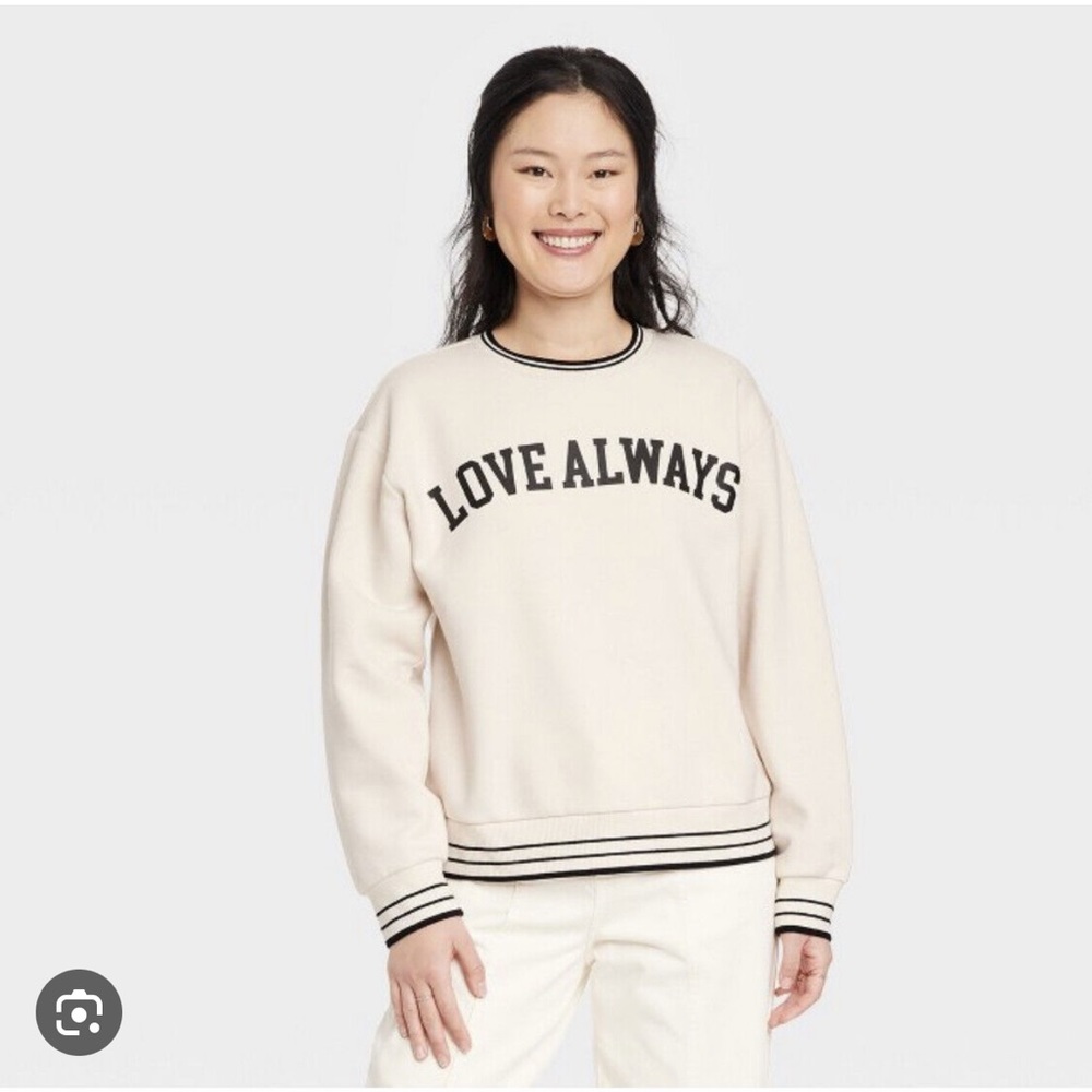 A New Day Love Always Lounge Fleece Sweatshirt